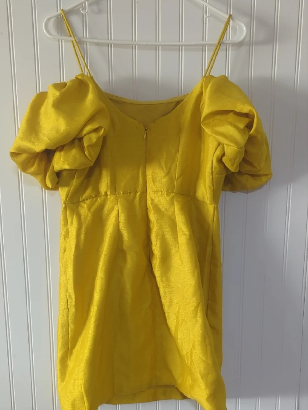 Anthropologie Let Me Be Slim Off-The-Shoulder Puff Sleeve Dress - Picture 4 of 6